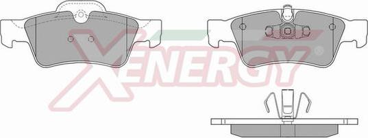 AP XENERGY X40975 - Гальмівні колодки, дискові гальма avtolavka.club
