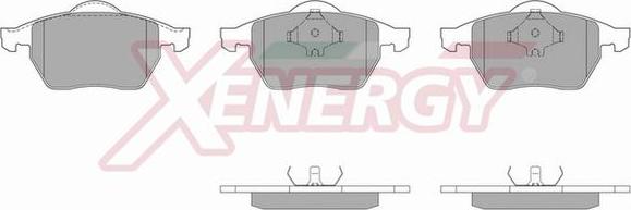 AP XENERGY X40484 - Гальмівні колодки, дискові гальма avtolavka.club