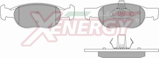 AP XENERGY X40572 - Гальмівні колодки, дискові гальма avtolavka.club