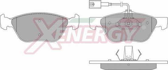 AP XENERGY X40577 - Гальмівні колодки, дискові гальма avtolavka.club