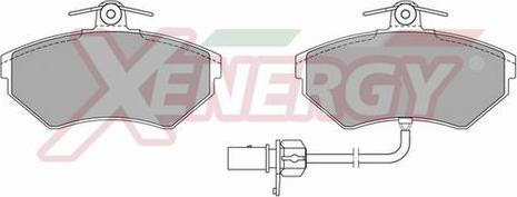 AP XENERGY X40644 - Гальмівні колодки, дискові гальма avtolavka.club