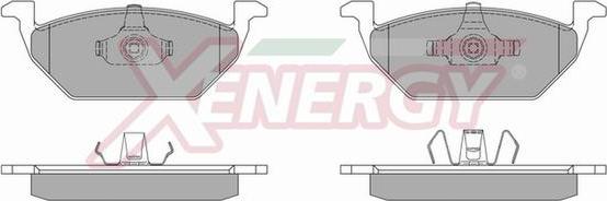 AP XENERGY X40663 - Гальмівні колодки, дискові гальма avtolavka.club