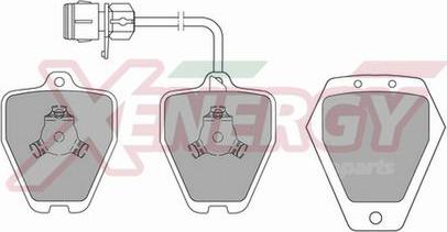 AP XENERGY X40670 - Гальмівні колодки, дискові гальма avtolavka.club