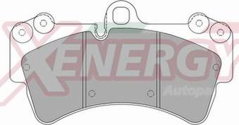 AP XENERGY X40894 - Гальмівні колодки, дискові гальма avtolavka.club