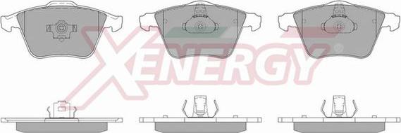 AP XENERGY X40861 - Гальмівні колодки, дискові гальма avtolavka.club