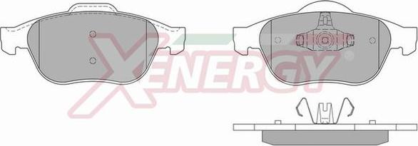 AP XENERGY X40819 - Гальмівні колодки, дискові гальма avtolavka.club