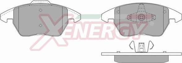 AP XENERGY X40889 - Гальмівні колодки, дискові гальма avtolavka.club