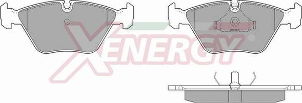 AP XENERGY X40309 - Гальмівні колодки, дискові гальма avtolavka.club