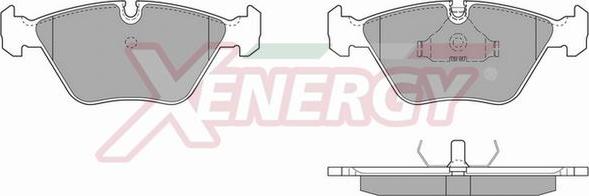 AP XENERGY X40310 - Гальмівні колодки, дискові гальма avtolavka.club