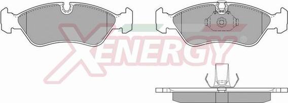 AP XENERGY X40384 - Гальмівні колодки, дискові гальма avtolavka.club