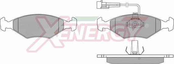 AP XENERGY X40227 - Гальмівні колодки, дискові гальма avtolavka.club