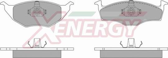 AP XENERGY X40748 - Гальмівні колодки, дискові гальма avtolavka.club