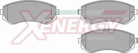 AP XENERGY X40760 - Гальмівні колодки, дискові гальма avtolavka.club