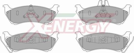 AP XENERGY X40706 - Гальмівні колодки, дискові гальма avtolavka.club