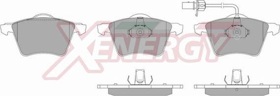 AP XENERGY X40730 - Гальмівні колодки, дискові гальма avtolavka.club