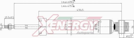 AP XENERGY X419343 - Амортизатор avtolavka.club