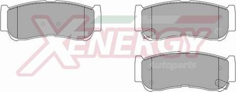 AP XENERGY X41049 - Гальмівні колодки, дискові гальма avtolavka.club