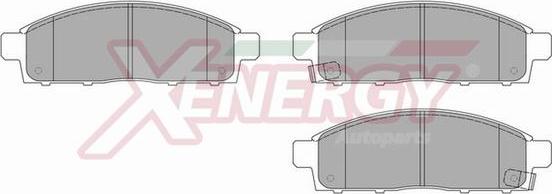 AP XENERGY X41063 - Гальмівні колодки, дискові гальма avtolavka.club