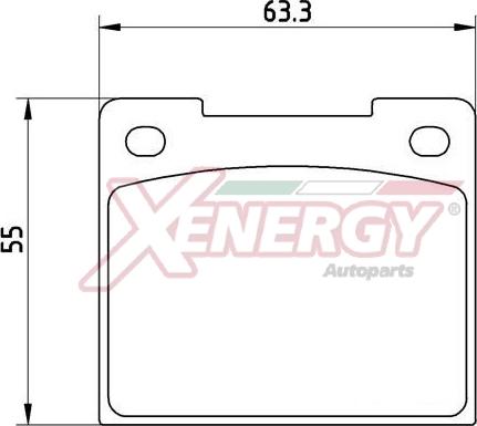 AP XENERGY X41379 - Гальмівні колодки, дискові гальма avtolavka.club