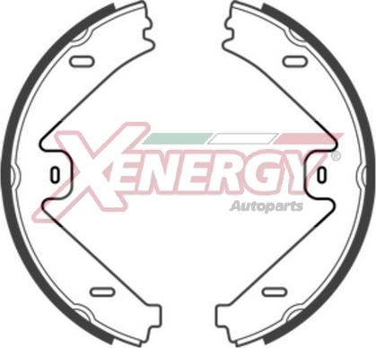 AP XENERGY X50499 - Комплект гальм, барабанний механізм avtolavka.club