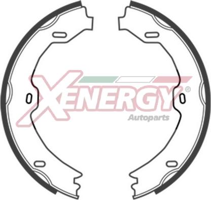 AP XENERGY X50406 - Комплект гальм, барабанний механізм avtolavka.club