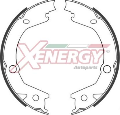 AP XENERGY X50411 - Комплект гальм, барабанний механізм avtolavka.club