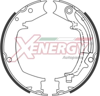 AP XENERGY X50531 - Комплект гальм, барабанний механізм avtolavka.club