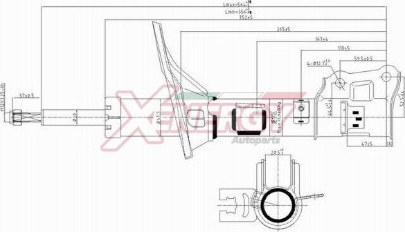 AP XENERGY X505333 - Амортизатор avtolavka.club