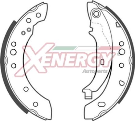 AP XENERGY X50669 - Комплект гальм, барабанний механізм avtolavka.club