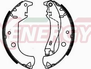 AP XENERGY X50344 - Комплект гальм, барабанний механізм avtolavka.club