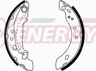AP XENERGY X50246 - Комплект гальм, барабанний механізм avtolavka.club