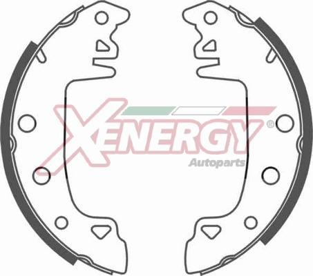 AP XENERGY X50217 - Комплект гальм, барабанний механізм avtolavka.club