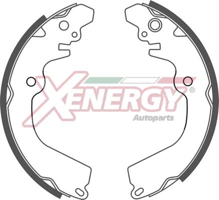 AP XENERGY X50225 - Комплект гальм, барабанний механізм avtolavka.club