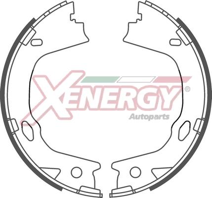 AP XENERGY X50702 - Комплект гальм, барабанний механізм avtolavka.club