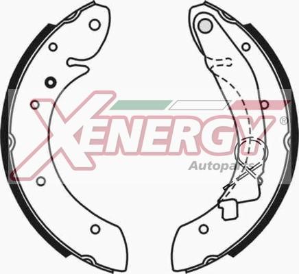 AP XENERGY X50719 - Комплект гальм, барабанний механізм avtolavka.club