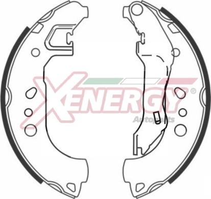 AP XENERGY X50731 - Комплект гальм, барабанний механізм avtolavka.club