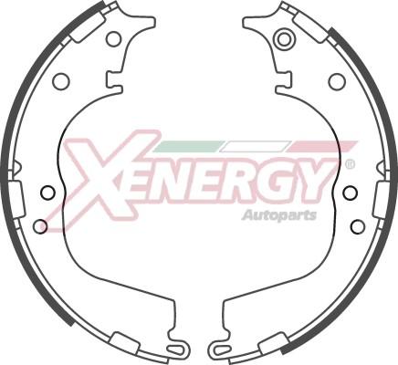 AP XENERGY X50726 - Комплект гальм, барабанний механізм avtolavka.club