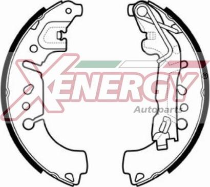 AP XENERGY X50723 - Комплект гальм, барабанний механізм avtolavka.club