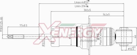 AP XENERGY X654341 - Амортизатор avtolavka.club