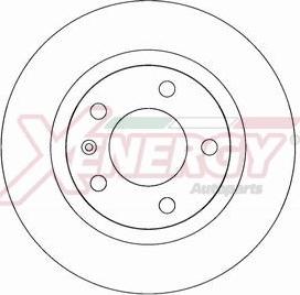 AP XENERGY X601467 - Гальмівний диск avtolavka.club