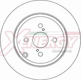 AP XENERGY X601401 - Гальмівний диск avtolavka.club