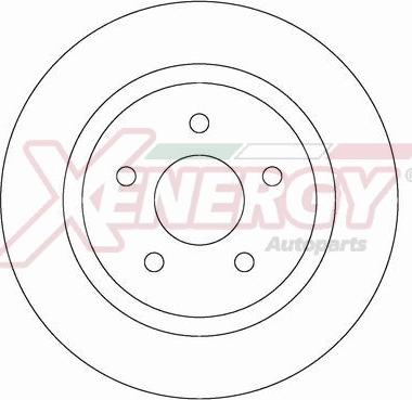 AP XENERGY X601476 - Гальмівний диск avtolavka.club