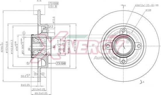 AP XENERGY X601518 - Гальмівний диск avtolavka.club