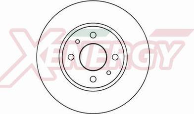 AP XENERGY X601021 - Гальмівний диск avtolavka.club