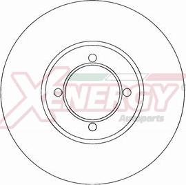 AP XENERGY X601191 - Гальмівний диск avtolavka.club