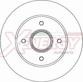 AP XENERGY X601354BS - Гальмівний диск avtolavka.club