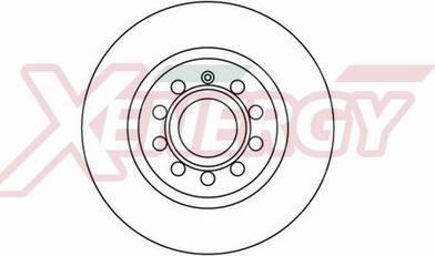 AP XENERGY X602191 - Гальмівний диск avtolavka.club