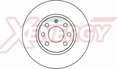 AP XENERGY X602158 - Гальмівний диск avtolavka.club