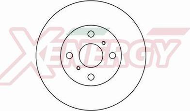 AP XENERGY X602105 - Гальмівний диск avtolavka.club