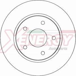 AP XENERGY X602724 - Гальмівний диск avtolavka.club